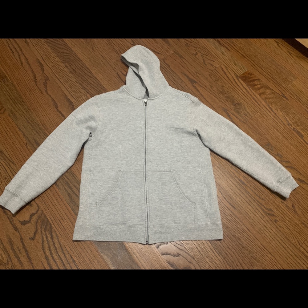 Champion Men's Fleece Full Zip Jacket, Light Grey